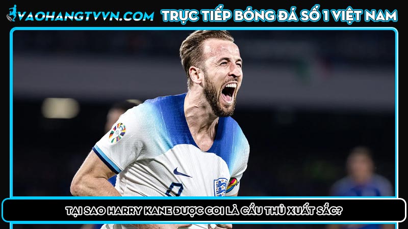 Tại sao Harry Kane được coi là cầu thủ xuất sắc?